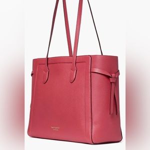 Kate Spade Knott Leather Large Tote Orchid PXR00451 Pink NWT $298 Retail FS